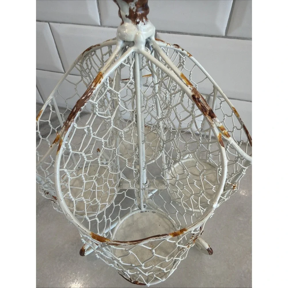 Creative Co Op Victorian Metal Spinning Caddy Desk/silverware Shabby Chic GWB001